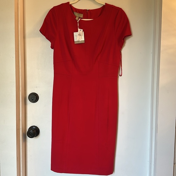 Talbots red suit blazer dress set NWT size 4p - Picture 2 of 10
